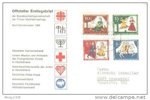 Germany / Berlin - FDC Mi-Nr 266/269 (U299)- - 1948-1970