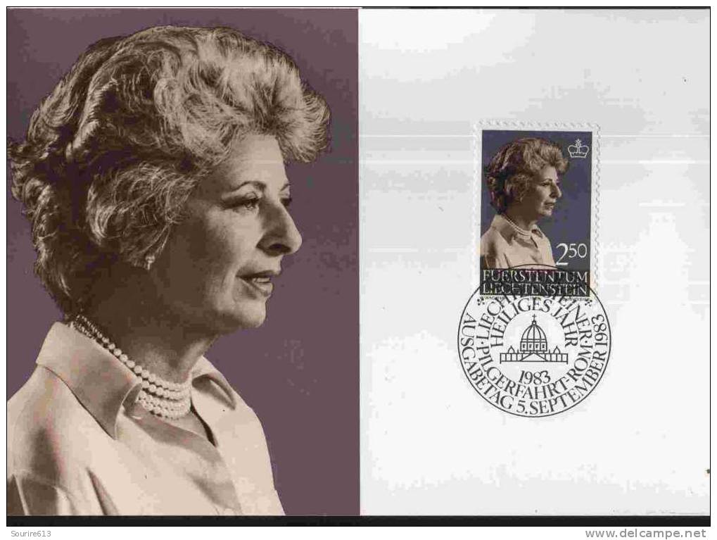 CPJ Liechtenstein 1983 Familles Royales Princesse Gina De Liechtenstein - Familles Royales