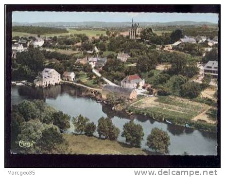 20621 Seiche Sur Le Loir Matheflon Le Loir & La Chapelle Vue Aérienne édit.combier N° Cc 459.59 A   Belle Cpsm - Seiches Sur Le Loir