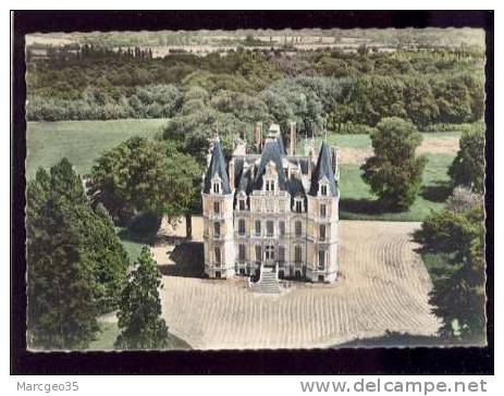 20629 En Avion Au Dessus De..seiches Sur Le Loir Château D'ardannes édit.lapie N° 9   Belle Cpsm - Seiches Sur Le Loir