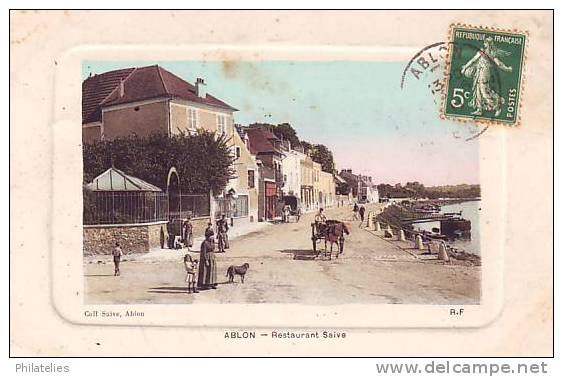 ABLON  RESTAURANT SAIVE 1911 - Ablon Sur Seine