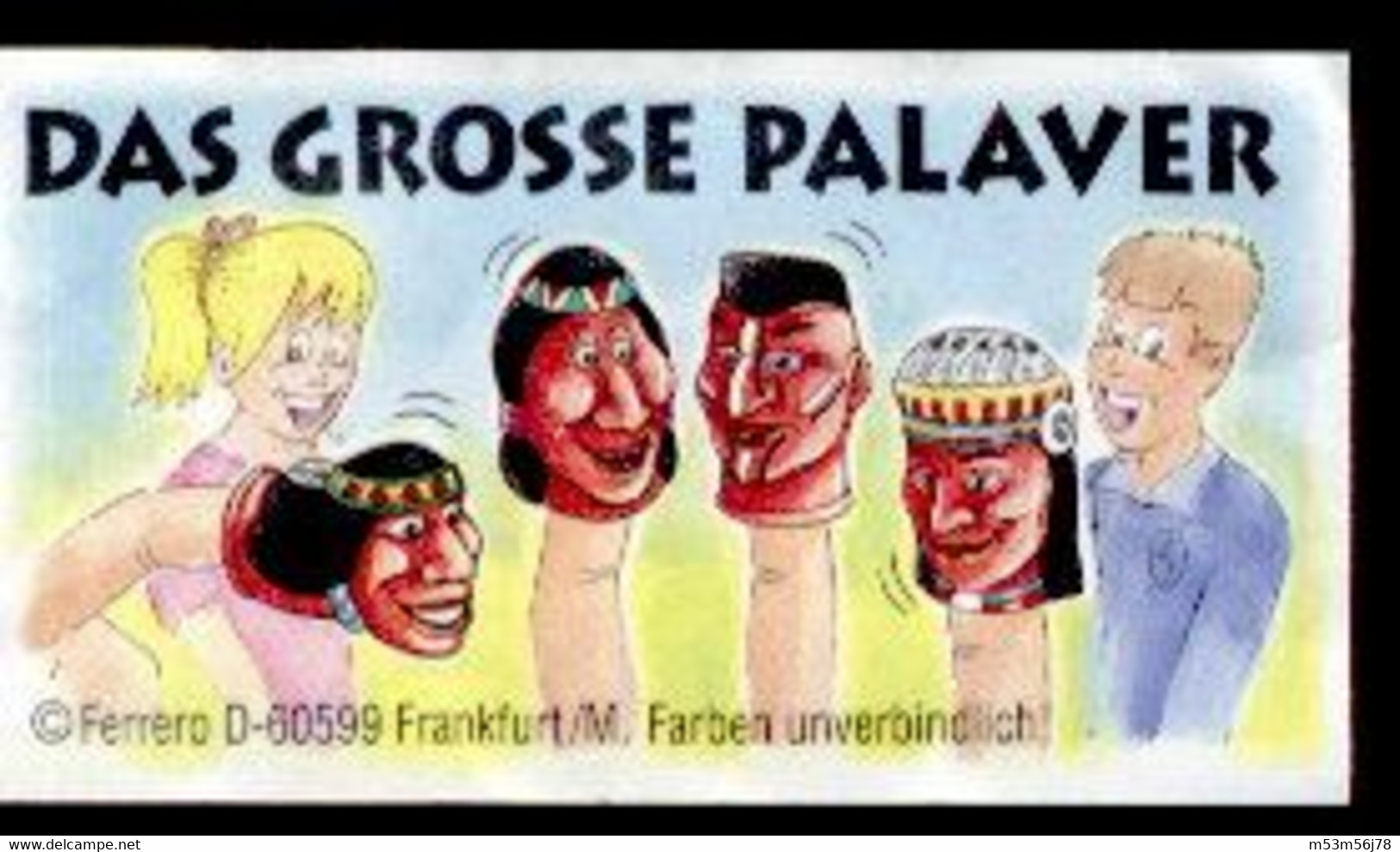 Das Große Palaver 1997 - Indianer Flinker Fluß + BPZ - Maxi (Kinder-)