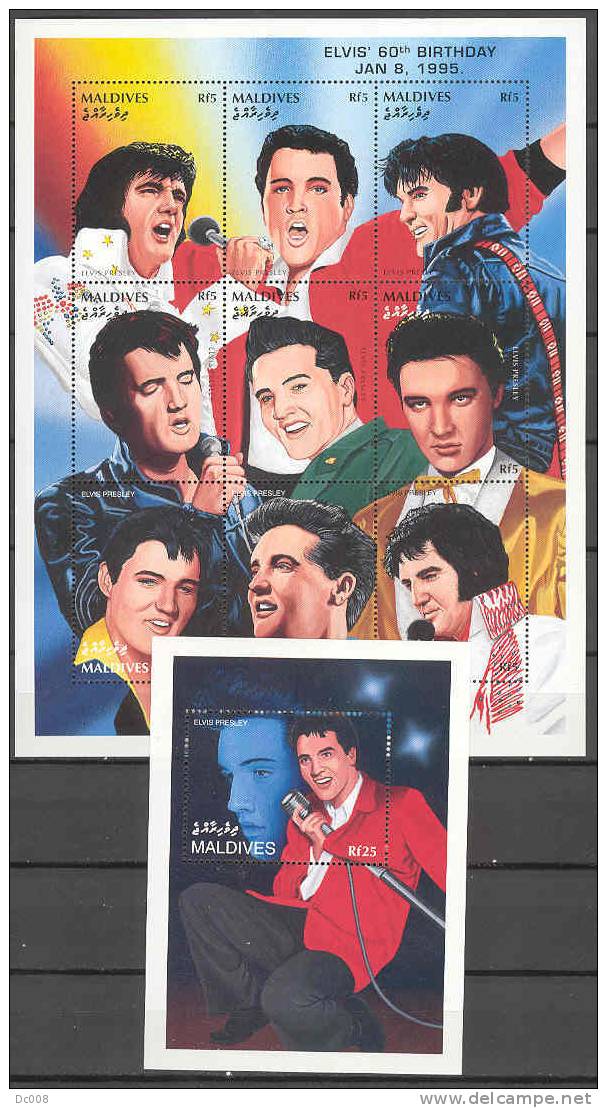 Elvis Maldives MNH - Chanteurs