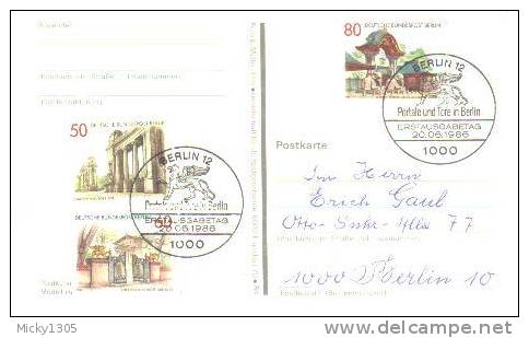 Germany / Berlin - FDC Mi-Nr 761/763 (U311)- - 1981-1990