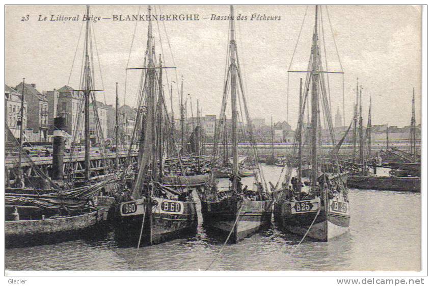 23. - Le Littoral Belge - BLANKENBERGHE - Bassin De Pêcheurs - Blankenberge