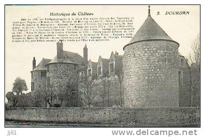 Dourdan Historique Du Chateau Cpa Be - Dourdan