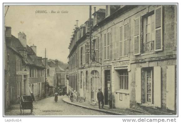 D 321 /CPA ORBEC (calvdos)  RUE DE GEOLE - Orbec