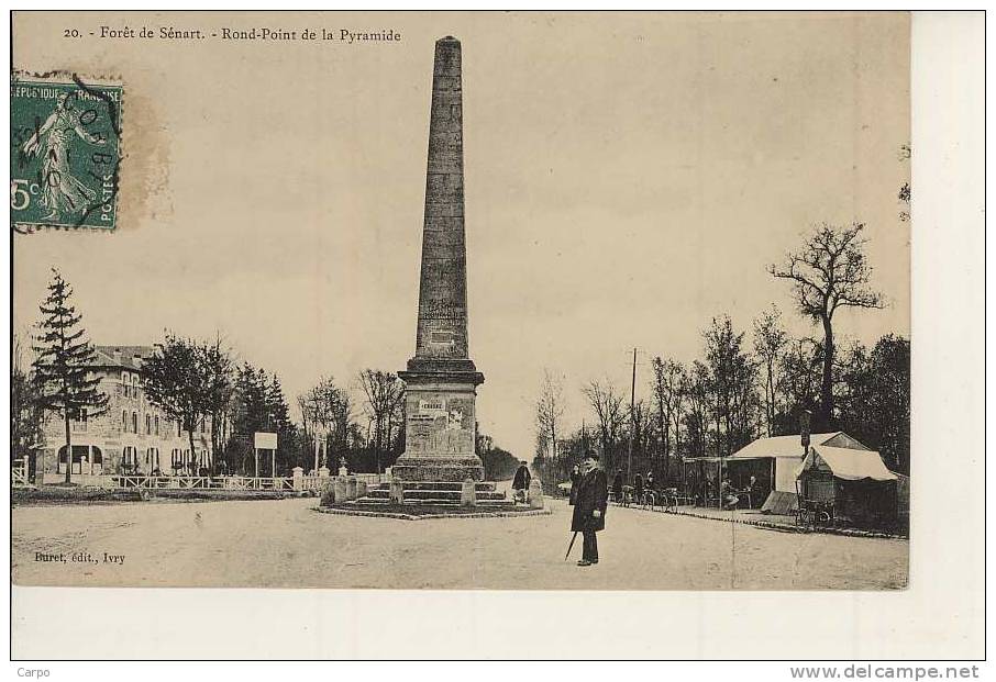 FORET DE SENART - Rond-Point De La Pyramide. - Sénart