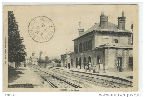 D 333 /CPA ORBEC (calvados)      LA  GARE - Orbec