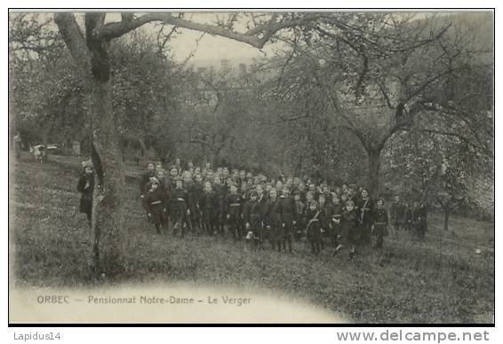 D 335 /CPA ORBEC (calvados)   PENSIONNAT NOTRE DAME   LE VERGER - Orbec