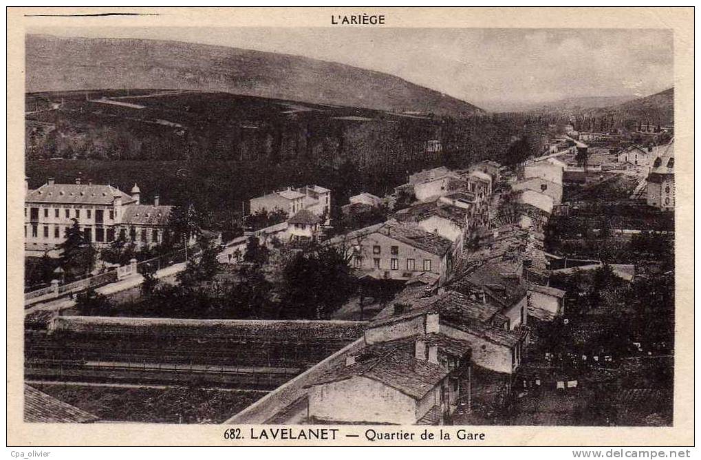 09 LAVELANET Quartier De La Gare, Vue Générale, Ed Labouche 682, 193? - Lavelanet