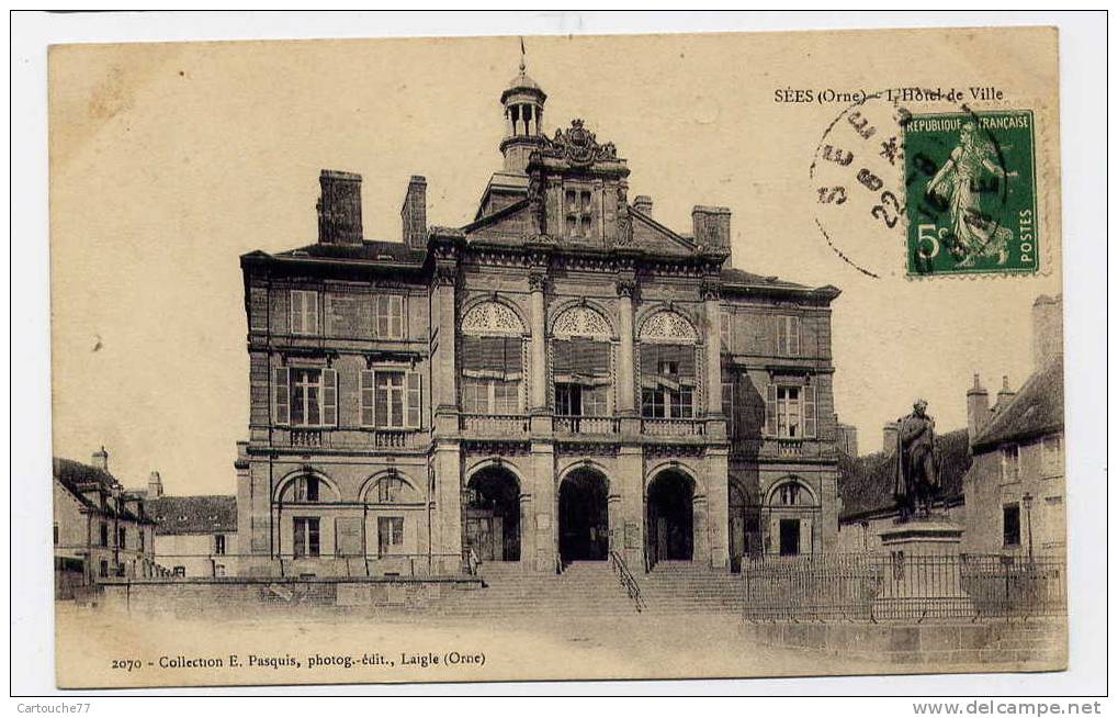 K6 - SEES - L'Hôtel De Ville (1915) - Sees