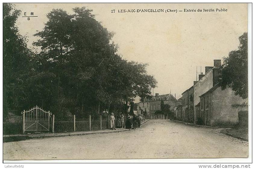 LES AIX-D´ANGILLON (Cher)Les Aix D´Angillon -  Entrée Du Jardin Public - Sancoins