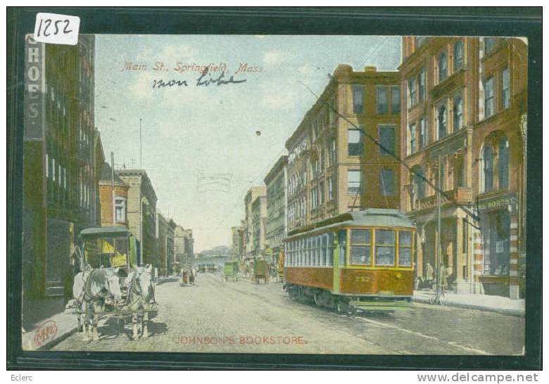 MAIN STREET - SPRINGFIELD - TRAMWAY  - TTB - Springfield