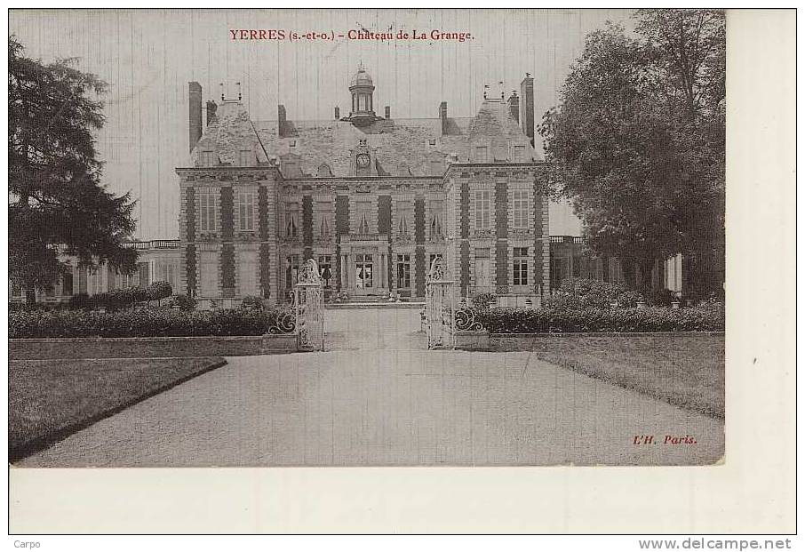 YERRES- Chateau De La Grange. - Yerres