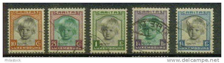 LUXEMBOURG N° 234 A 238 Obl. - Used Stamps