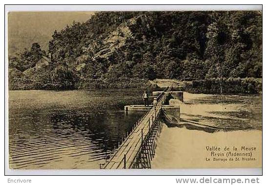 Cpa REVIN Barrage St Nicolas Vallée De La Meuse - Revin