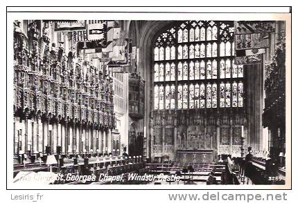 CP - PHOTO - THE CHOIR ST GEORGES CHAPEL - WINDSOR CASTLE - - Windsor