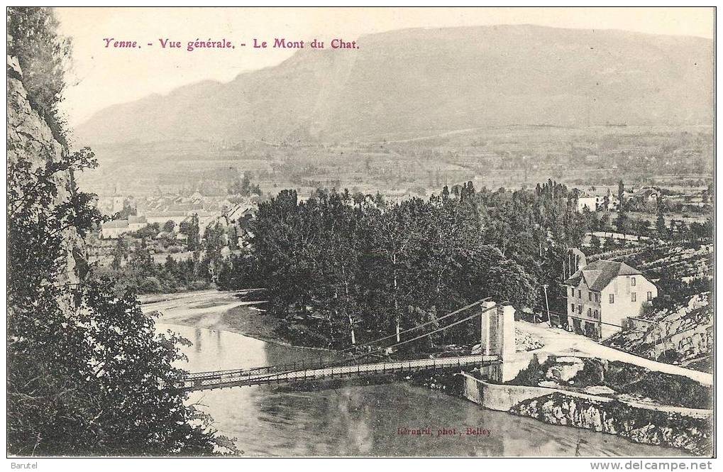 YENNE - Vue Générale. Le Mont Du Chat - Yenne