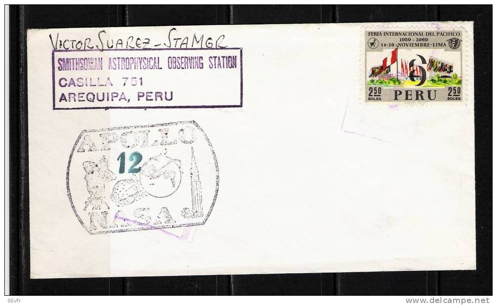 PEROU / APOLLO XII / TRACKING STATION / 1969. - Amérique Du Sud