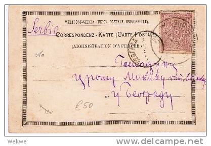 Gr-NG030/ Salonique, Ansichtskarte  M. Türischem . Stempel U. Marke - Thessalonique