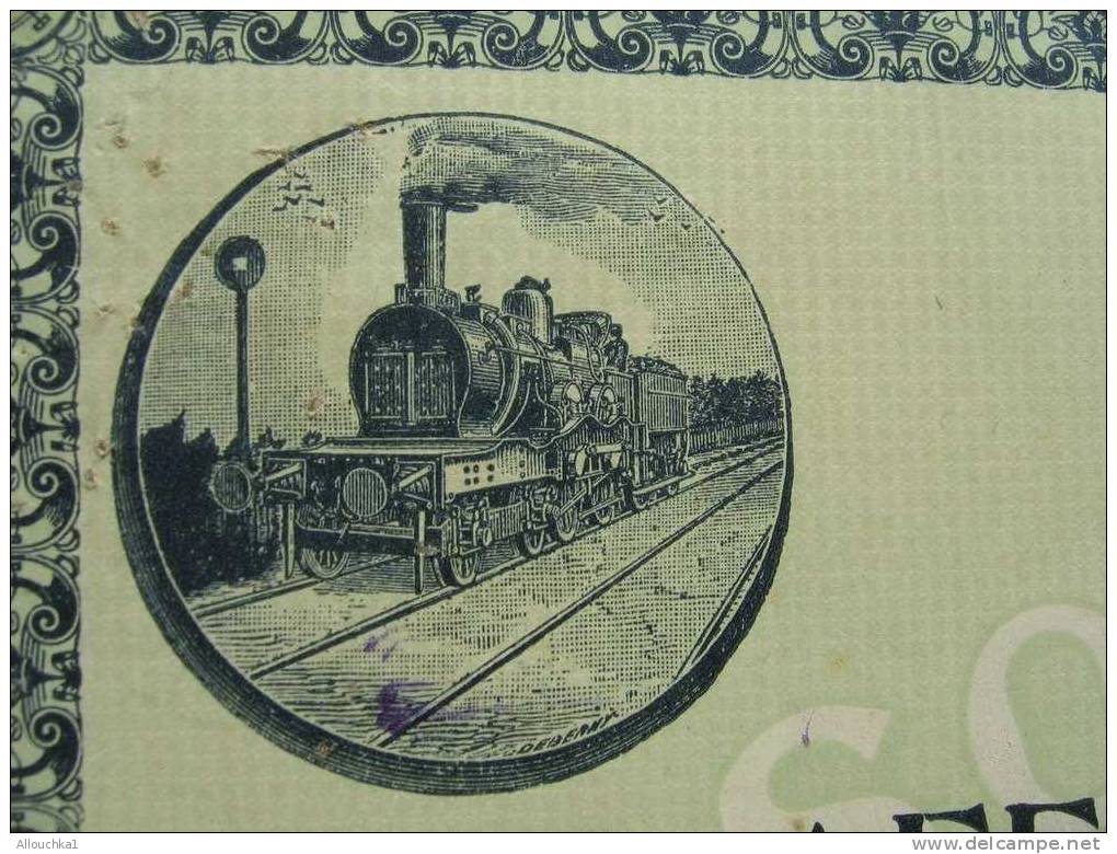 SCRIPOPHILIE COLLECTIONNEURS D´ACTIONS /TITRES De BOURSE PERIMES LES AFFRETEURS REUNIS 1919 100 F PORTEUR TRAIN BATEAU - Industrie