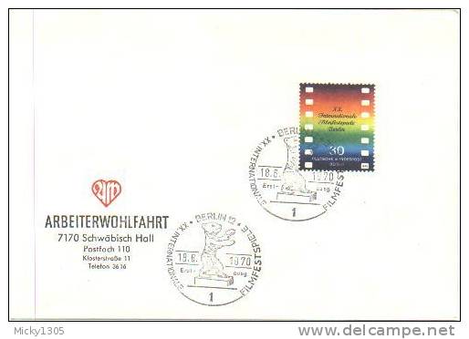 Germany / Berlin - FDC Mi-Nr 358 (U326) - Otros & Sin Clasificación