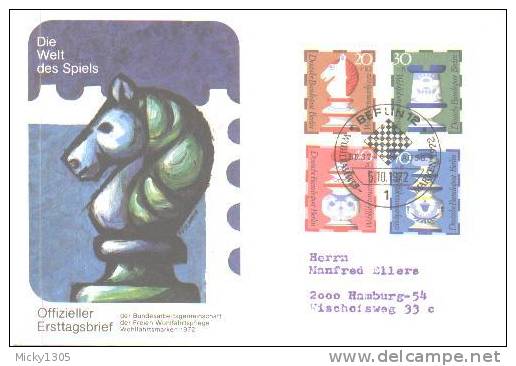 Germany / Berlin - FDC Mi-Nr 435/438 (U328)- - 1971-1980