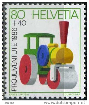 PIA - SVI - 1986 - Pour La Jeunesse : Jouets - (Yv 1260-63) - Unused Stamps