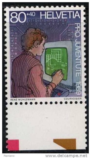 PIA - SVI - 1989 - Pour La Jeunesse : Le Développement De L´enfant   - (Yv 1333-36) - Unused Stamps