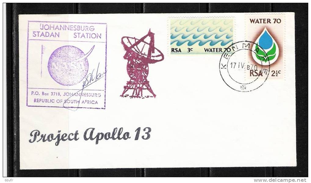 RSA / APOLLO XII / TRAICKING STATION / 17.04.1970. - Afrika