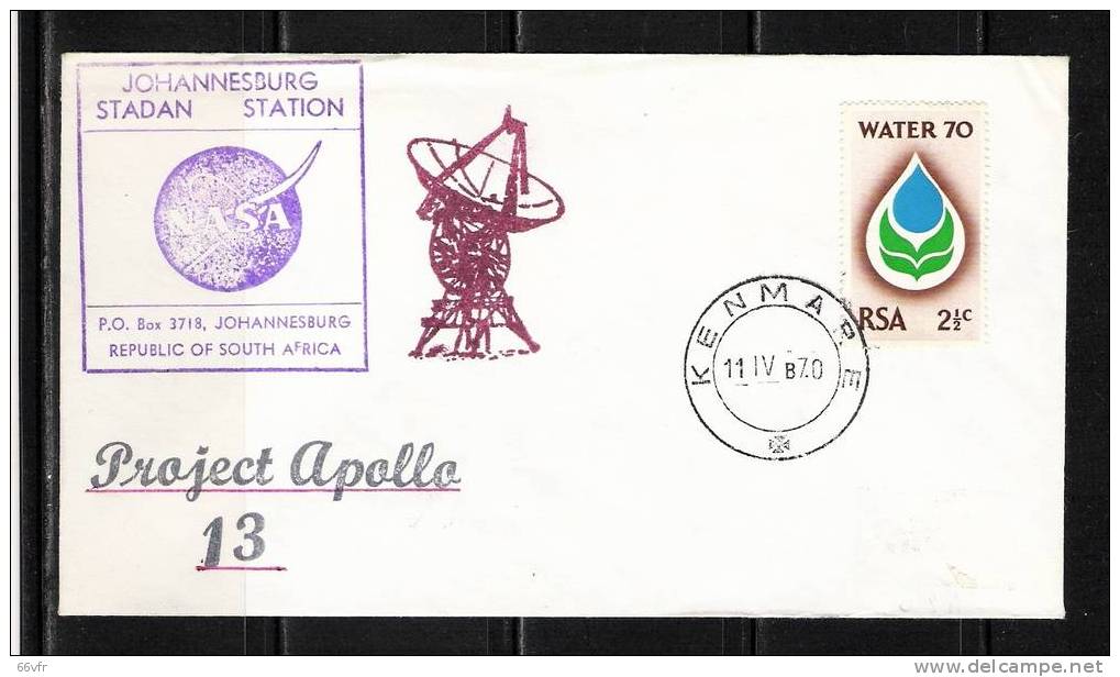 RSA / APOLLO XII / TRAICKING STATION / 11.04.1970. - Africa