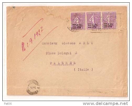 PARIS IX BUREAU  RUE HIPPOLYTE LEBAS - 1903-60 Semeuse Lignée