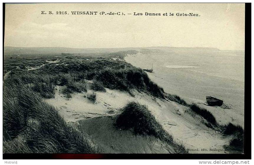 Très Belle CPA Neuve - Wissant - Les Dunes Et Le Gris-Nez - Wissant