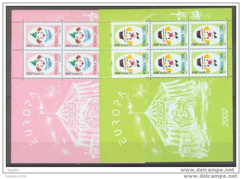 Romania - Europa 2002 - Set MS - 2002