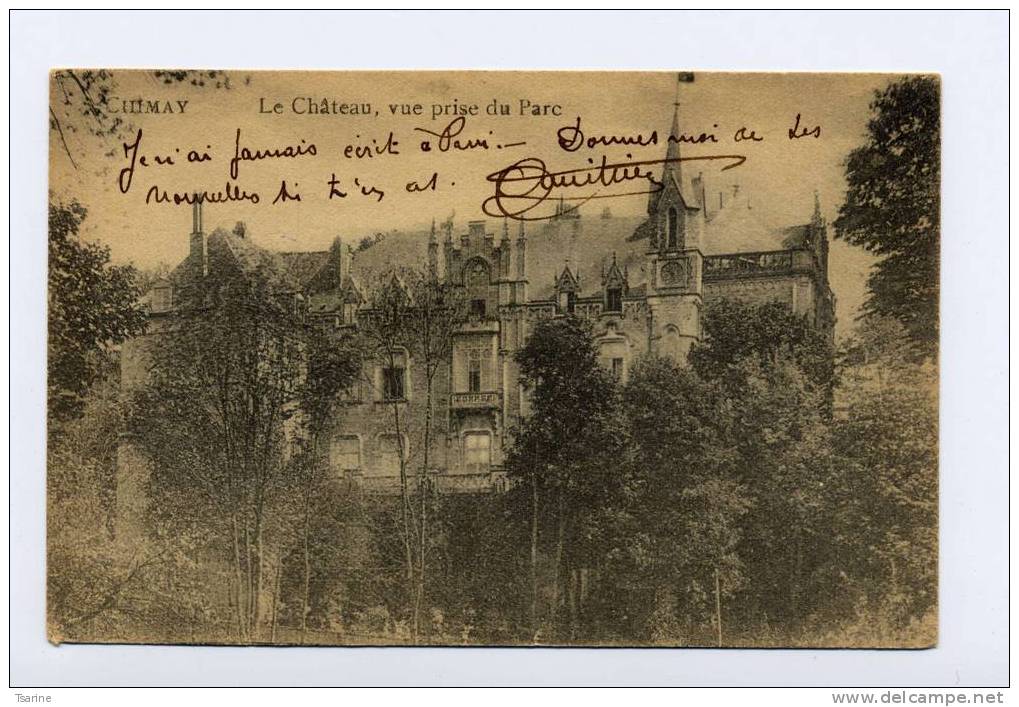 Belgique - Le Chateau De CHIMAY Vu Du Parc - Chimay