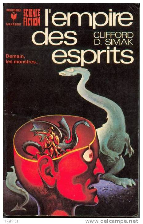 MARABOUT  S-F N° 430 " L´EMPIRE DES ESPRITS"  DE 1973   CLIFFORD-D-SIMAK - Marabout SF