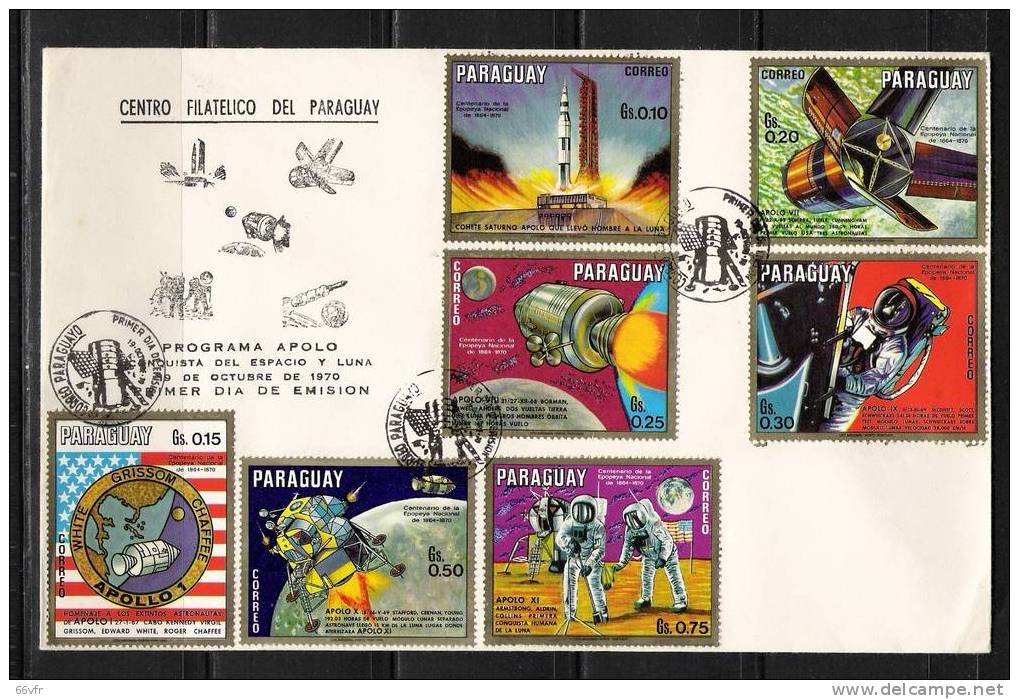 PARAGUAY / APOLLO PROGRAM / 19.10.1970. - Zuid-Amerika