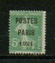 FRANCE PREOBLITERE Nº 26 (*) - 1893-1947