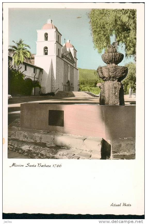 MISSION SANTA BARBARA 1786 REF 1916 - Santa Barbara