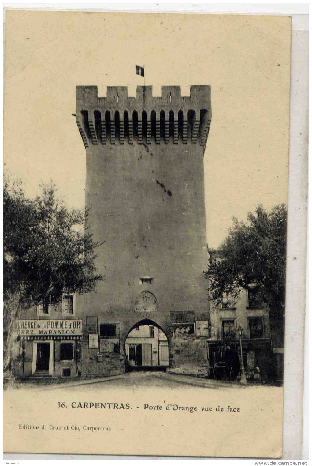 36 Carpentras - Porte D' Orange Vue De Face - Carpentras