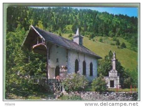 Cpsm 74 BELLEVAUX Chapelle, Les Bauges - Bellevaux