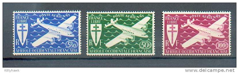AOF 108 - PA 1 à 3 * - Unused Stamps