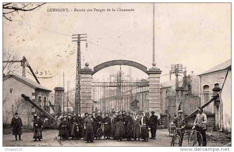 58 GUERIGNY Entrée Des Forges De La Chaussade  TOP - Guerigny