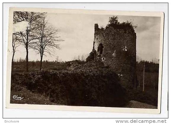 Cpa PARTHENAIS Tour Du Chateau 11 - Parthenay