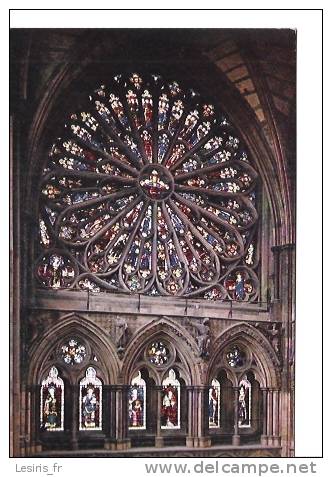 CP - PHOTO - WESTMINSTER ABBEY - THE ROSE WINDOW - SOUTH TRANSEPT - - Westminster Abbey