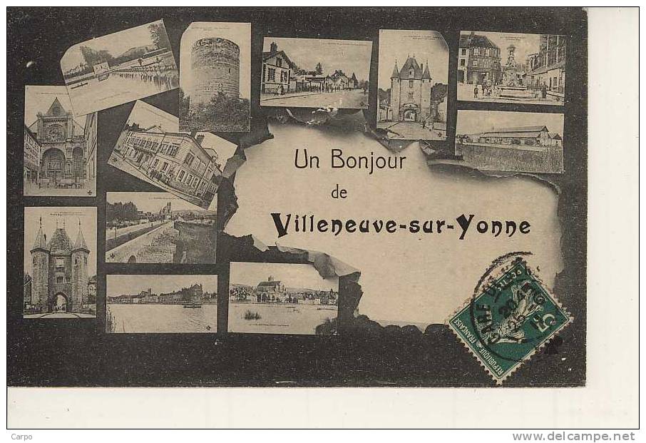 VILLENEUVE-SUR-YONNE - Un Bonjour De ... - Villeneuve-sur-Yonne