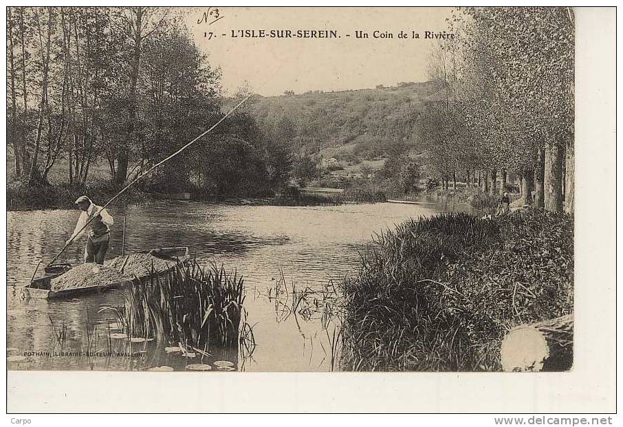 L'ISLE SUR SEREIN. - Un Coin De La Rivière. - L'Isle Sur Serein