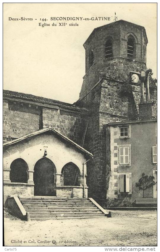 SECONDIGNY En GATINE 79 - Eglise Du XIIème Sicèle - Secondigny