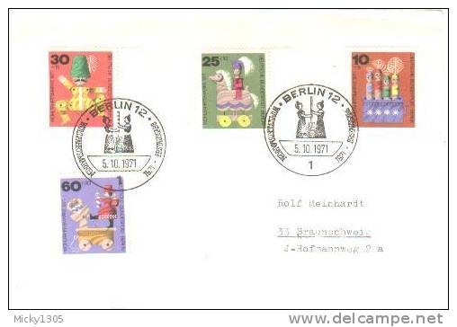 Germany / Berlin - FDC Mi-Nr 412/415 (U330)- - 1971-1980